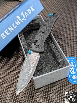 Складной нож BENCHMADE BUGOUT 535 CARBON DAMASK