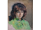 "Портрет девушки" холст масло Суворов В.А. 1950-е годы