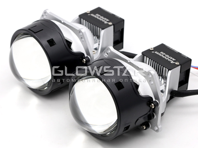 Билед модули Aozoom Gen5 Laser (AAPD-05) 5 поколение, 3.0 дюйма, 2 чипа + Лазер, 5500K, 12V, 50W/56W, крепление 3R (Комплект, 2шт)