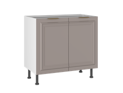 Кухня ФЬЮЖН - Стол С-90 2-дверный мокко