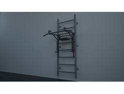 Турник с брусьями и прессом, навесной «перевертыш»