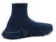 Кроссовки-носки Balenciaga Speed с лого синие