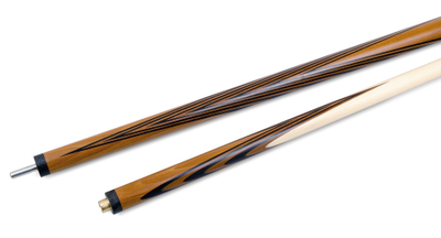 Кий / пирамида 2-pc "Классика" (термограб, коричневый, черный) 13 запилов