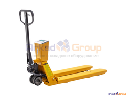 Гидравлическая тележка (рохля) с весами SBC 2500 (г/п 2,5 т, 550x1150 мм) SMART BASIC