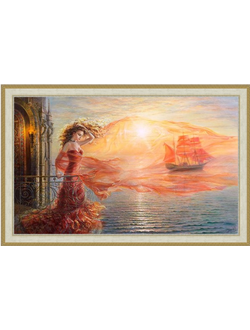 Картина в багете 60х100 см Мечта