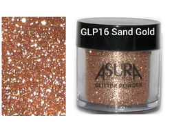 Глиттеры рассыпчатые AsurA cosmetics 16 Sand Gold