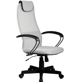 Офисное кресло BP-8 ткань-сетка светло-серая № 24