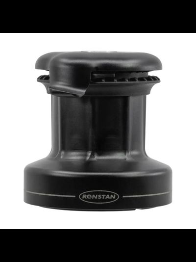 Лебедка односкоростная Ronstan Orbit 20ST RA6201 Ø120x124мм 550кг черная для тросов Ø6-10мм