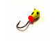 Мормышка вольфрамовая ЖУЧОК Lumicom желтая с точками вес.0.30gr.12mm. d-2.5mmу