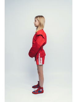 Куртка для самбо ВФС BRAVEGARD Победа Junior красная