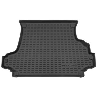 Коврик в багажник пластиковый (черный) для Nissan X-Trail (00-07)  (Борт 4см)