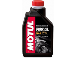 Вилочное и амортизаторное масло Motul 5W FORK OIL FL L 5W  - 1 Л (105924)