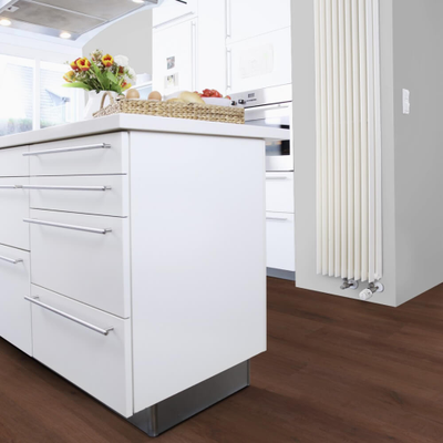 Биополы Wineo PURLINE 1000 wood XL Дуб Рустик Кофе PL316R в интерьере кухни