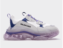 Кроссовки Balenciaga Triple S Clear Sole White/Blue