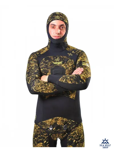 Гидрокостюм неопрен 7мм Sargan "НЕМАН 2.0" камо RD2.0 эластичный р.L-52