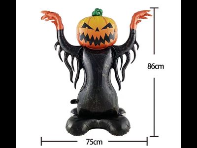 Шар 3D (46''/117 см) Фигура на подставке, Джек Тыква