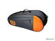 Теннисная сумка Wilson Team 6R (Grey-orange)
