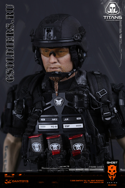 Коллекционная фигурка 1/6 GHOST SERIES - TITANS PMC - Frank Casey (SF002) - DAMToys