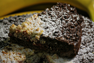 Песочный пирог " Шоколадно-вишневый" (1000 гр)