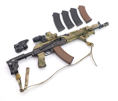 Автомат АК-74М с обвесом 1/6 (26050S) - Easy&Simple