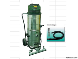 MEC WD 640M Пылесос для для уборки строительной пыли,мет. бак, 3 турб, 3300 Вт, 112 л.гараж.к.