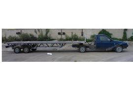 ВИС 2347 СЕДЕЛЬНЫЙ ТЯГАЧ С 2-х осным ПОЛУПРИЦЕПОМ 6 м.