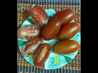 Томат Сосулька черная