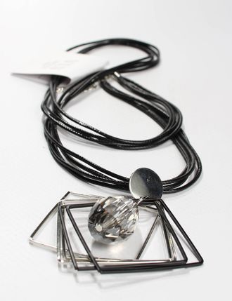 Подвеска "Ромбы бусина"