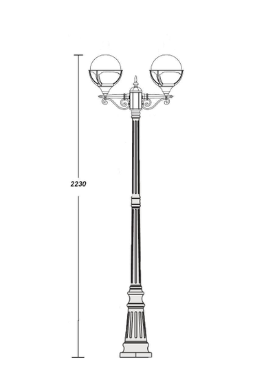 Светильники садово-парковые GENOVA 2