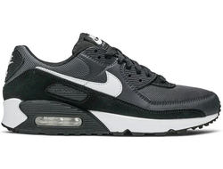 Air Max 90 Essential Black White (Экокожа) фото