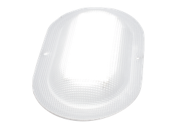 Светодиодный светильник ЖКХ, овал микропризма, 5 Вт / 8Вт, с аккустическим датчиком, 3 года гарантии