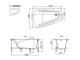 Акриловая ванна Roca HALL ANGULAR 150х100 левая