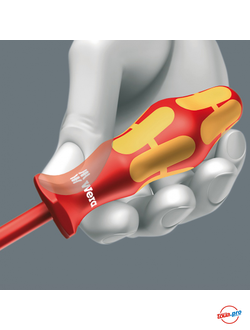 Крестовая диэлектрическая отвертка Phillips WERA Kraftform Plus 162 i VDE, PH 1 х 80 мм, WE-006152