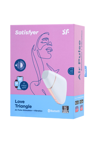 J2018-57 ВАКУУМ-ВОЛНОВОЙ БЕСКОНТАКТНЫЙ СТИМУЛЯТОР КЛИТОРА SATISFYER LOVE TRIANGLE