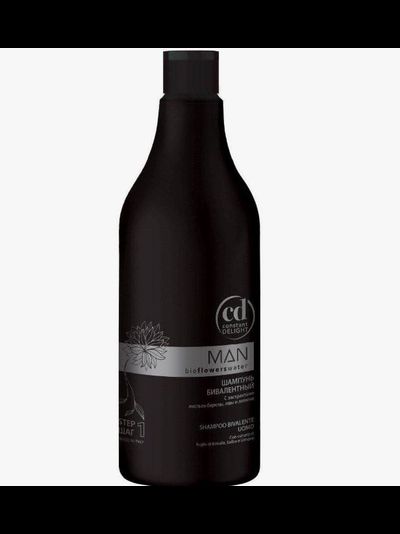 Constant Delight BIO Flower Шампунь Бивалентный MEN, 1000 мл
