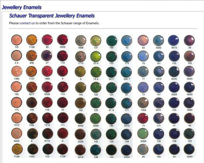 Австрийская горячая эмаль прозрачная AV 5040 Olive Brown (700-730'C) 10 гр