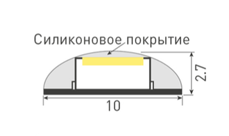 ЛЕНТА ARLIGHT RTW-SE-B60-10mm 24V RGB (14.4 W/m, IP65, 5060, 5m)