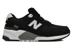 New Balance 999 Черные с белым (41-44) Арт. 024F