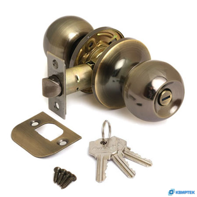 Ручка-защёлка дверная 6072-01 бронза купить в Челябинске | КВИРТЕК