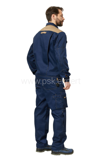 Куртка РОЛЬФ-2, цв. цвет темно-синий/бежевый