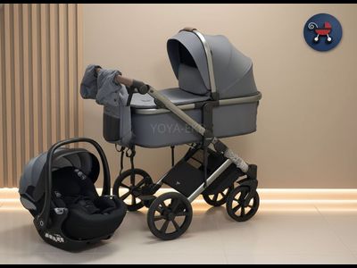 Детская коляска 3 в 1 Luxmom 710 Серый