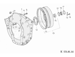 картер маховика д2500 каталог