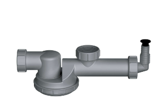 Компактный сифон с гидрозатвором S-01