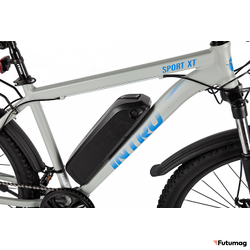 Электровелосипед Eltreco XT 600 (Серо-синий)