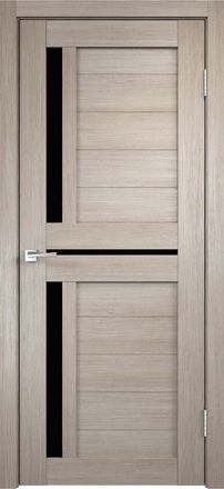 Дверь DUPLEX 3 (Дуплекс 3) венге с черным стеклом