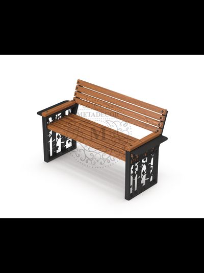 Metadecor Уличная скамья садовая Город от Метадекор Альбери Alberi