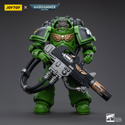 Эрадикатор Саламандр (Warhammer 40k) - КОЛЛЕКЦИОННАЯ ФИГУРКА 1/18 Salamanders Eradicators Brother T'Kren (JT5260) - JOYTOY