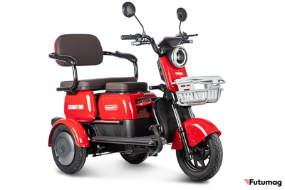 Электротрицикл Rutrike Gelbert Sun 48V/60V 650Вт красный