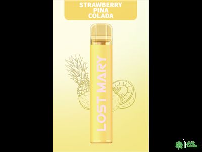Одноразовая электронная сигарета LOST MARY CM1500, 2%, 4,8 мл, 850 мАч, 1500 затяжек (Strawberry Pina Colada)