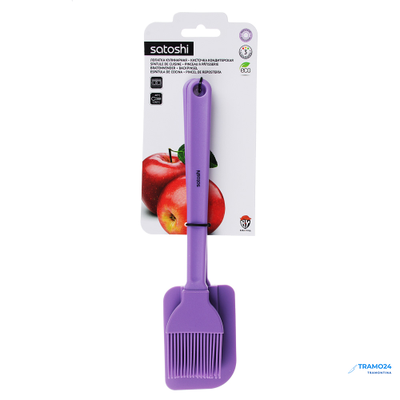 КУЛИНАРНЫЙ НАБОР: КИСТОЧКА+ЛОПАТКА, СИЛИКОН, SATOSHI  884-455